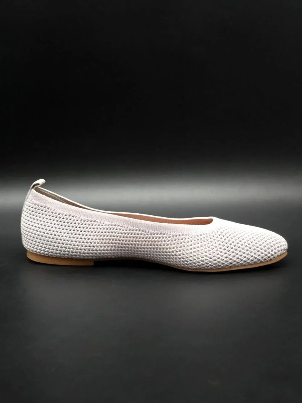 Lucky Brand Daneric Gray Slip on Ballet Flats Casual Knit Shoes Women's 8.5M